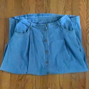 New Denim skirt.  Waiting for you.